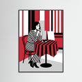 Black Wood Striped Slumber