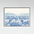 Poster Striped Umbrellas Parchment – poster e stampa artistica