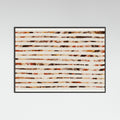 Black Wood Stripes of Earthy Warmth Poster