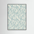 Black Wood Stylized Ocean Pattern