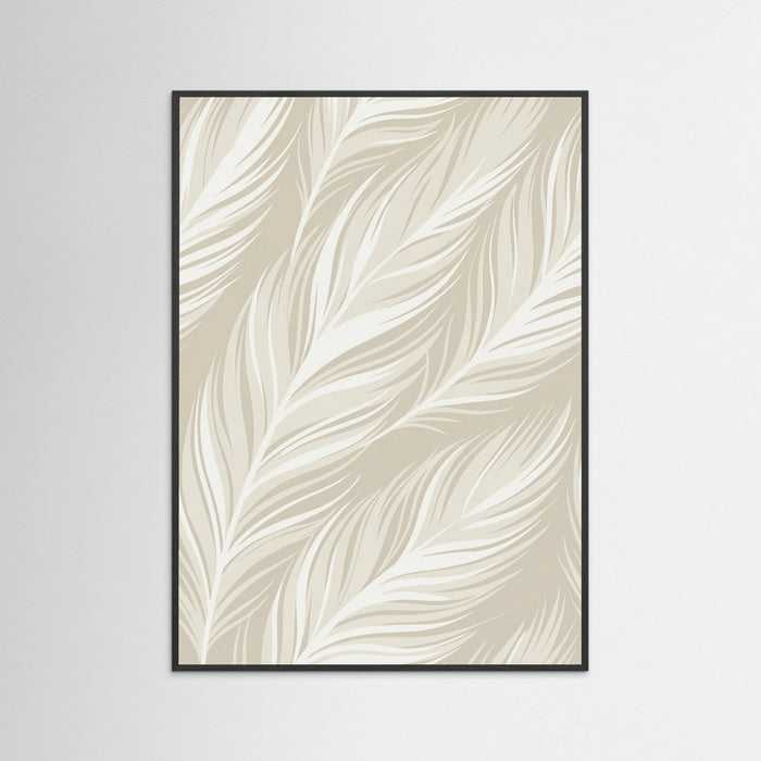 Black Wood Subtle Botanical Flow