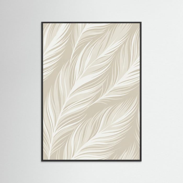 Black Wood Subtle Botanical Flow