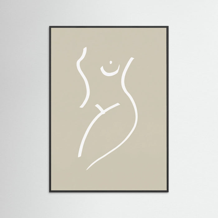 Black Wood Subtle Curves