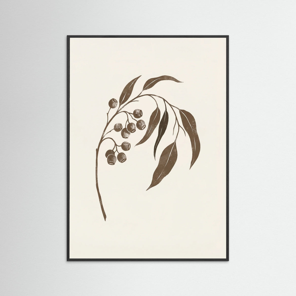 Black Wood Subtle Foliage