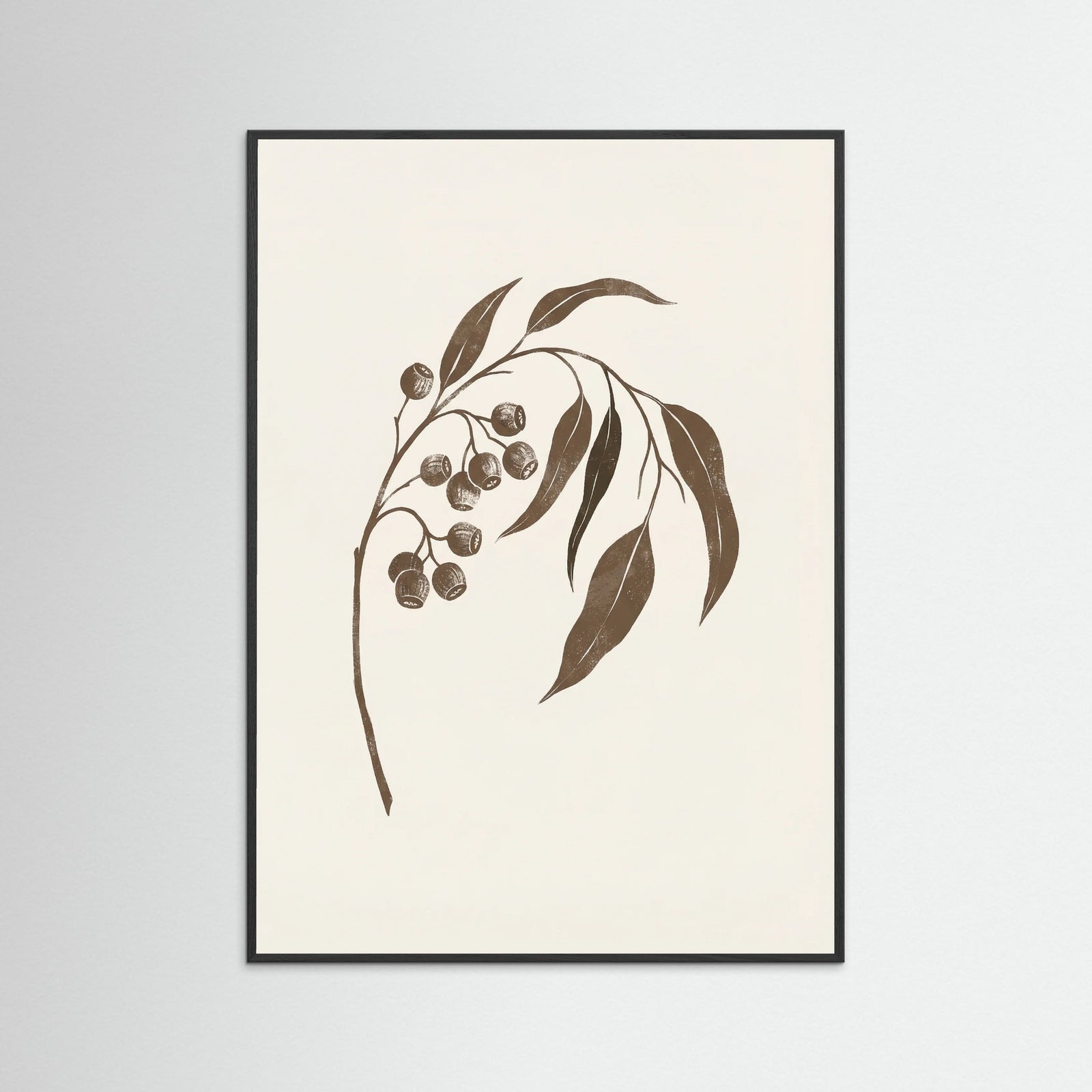 Black Wood Subtle Foliage