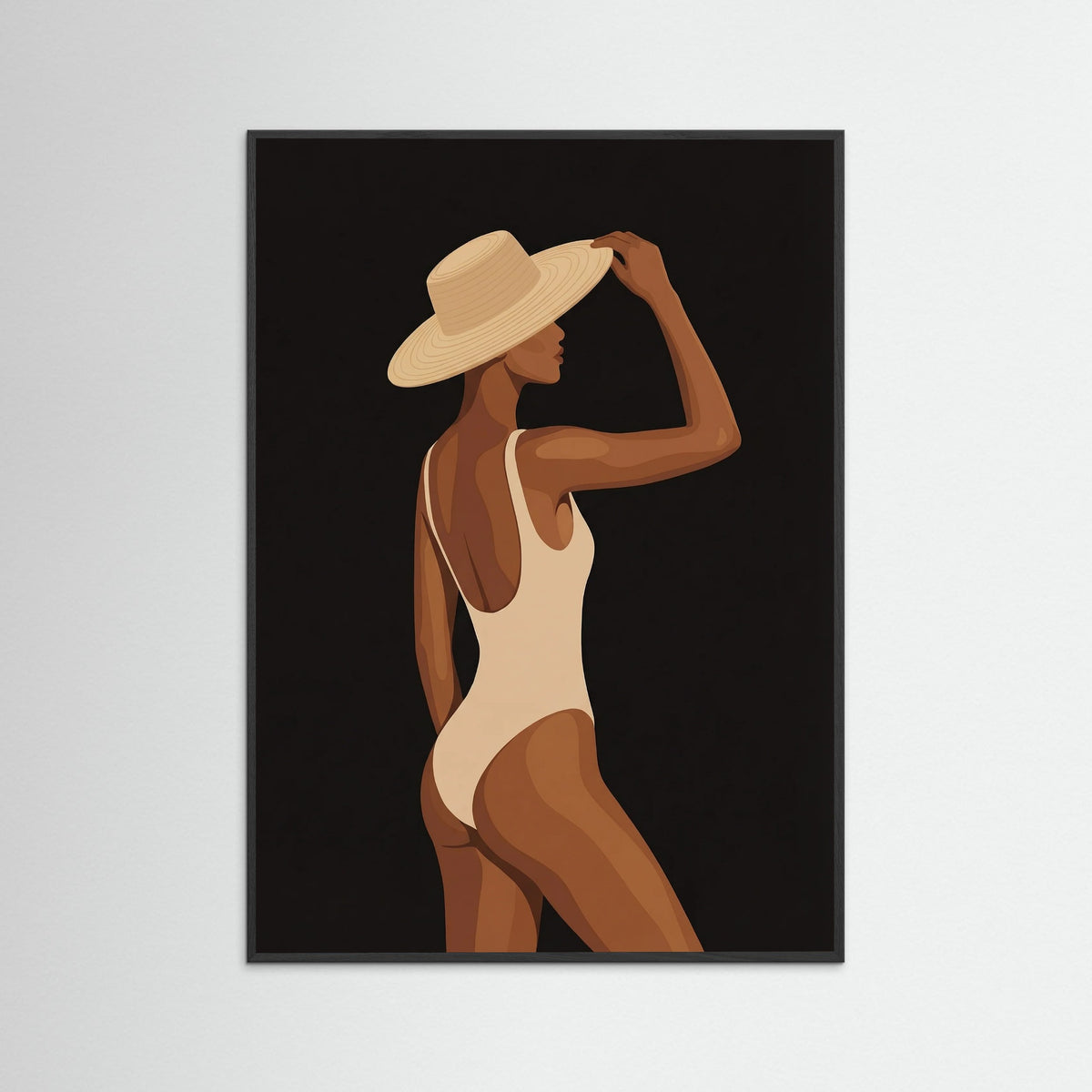 Black Wood Summer Silhouette