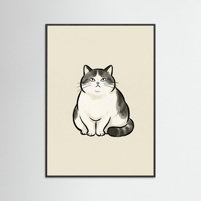 Sumo Frog Study – plakat og kunsttryk