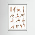 Black Wood Sun Salutation Flow