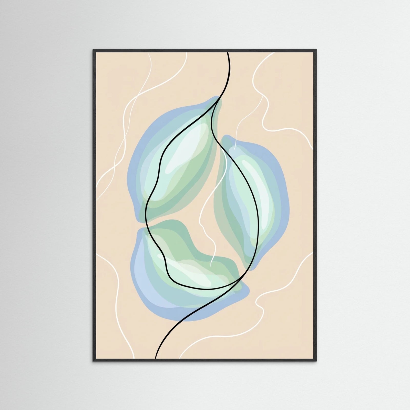 Black Wood Sunlit Bloom