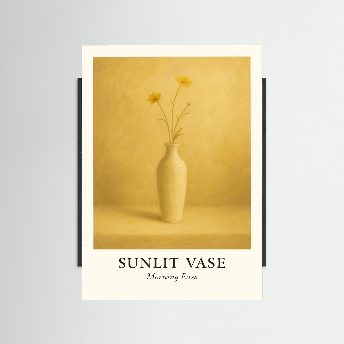 Black Wood Sunlit vase