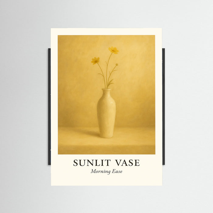 Black Wood Sunlit vase