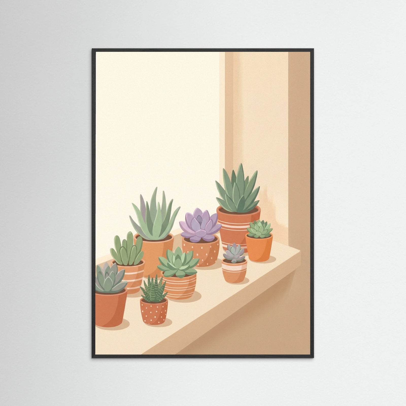 Black Wood Sunny Daisies