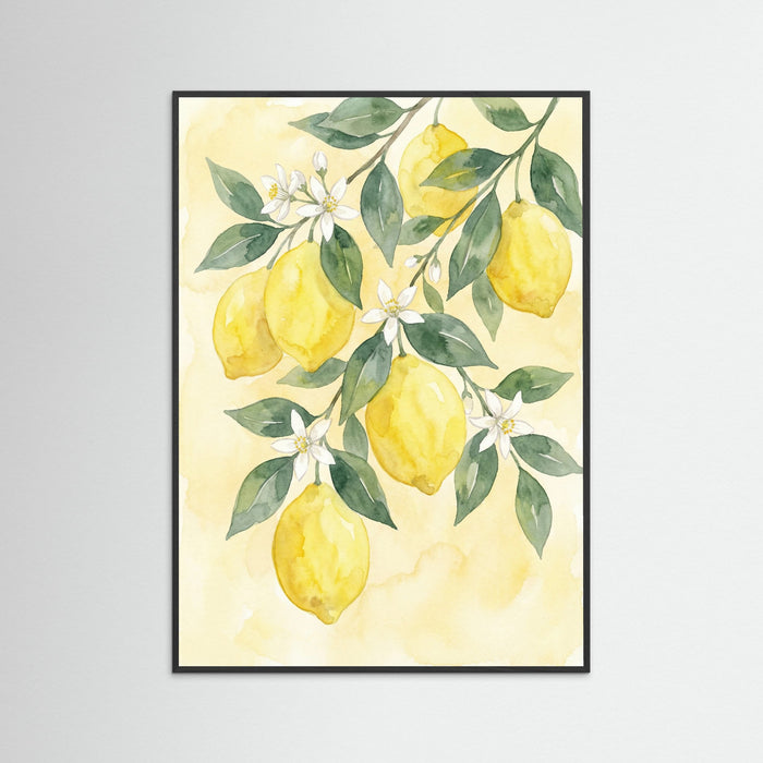 Black Wood Sunny Orange Grove