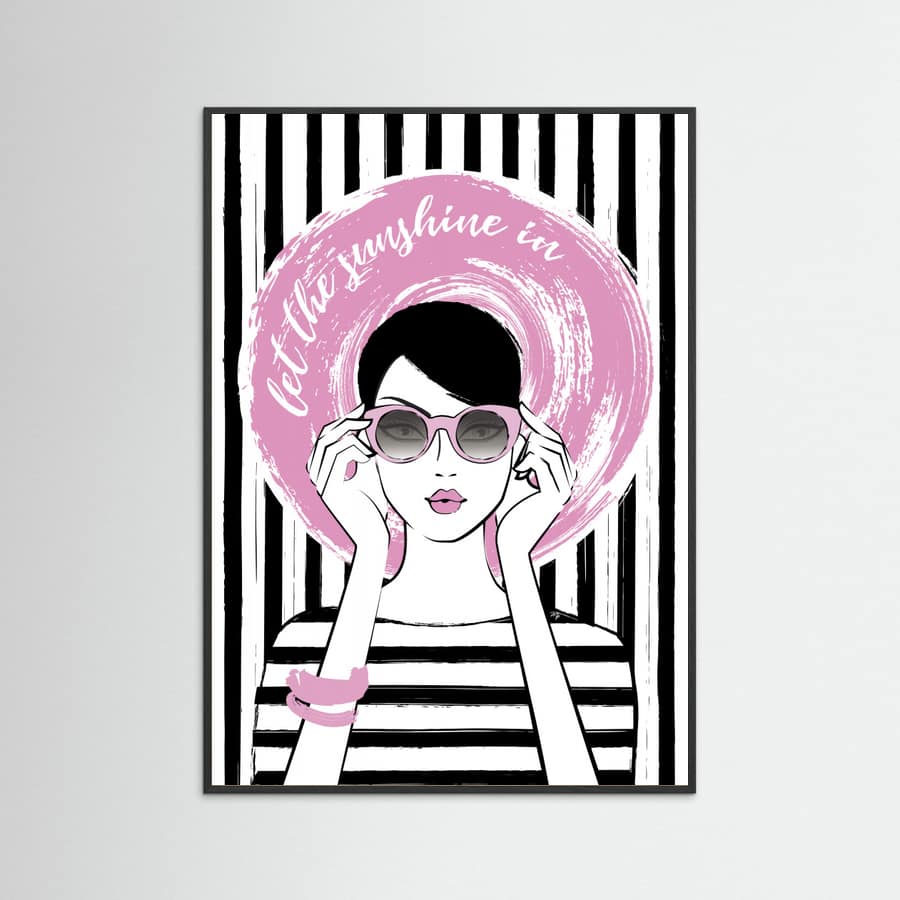Sunshine Girl Poster – plakat og kunsttryk
