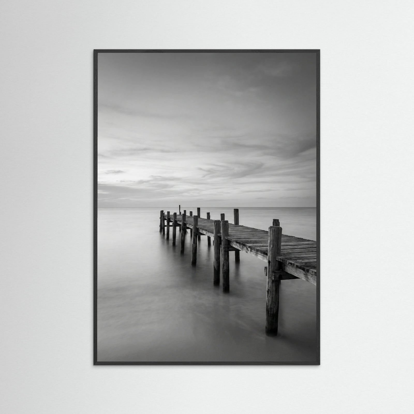 Black Wood Surfboard Serenity