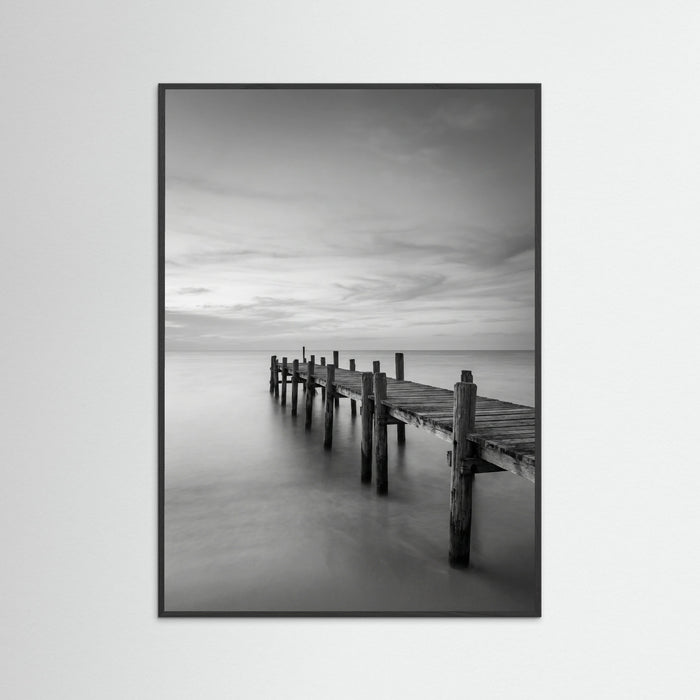 Black Wood Surfboard Serenity