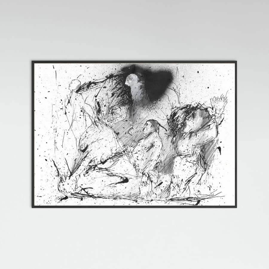 Surrealist Drawing Poster – poster and art print