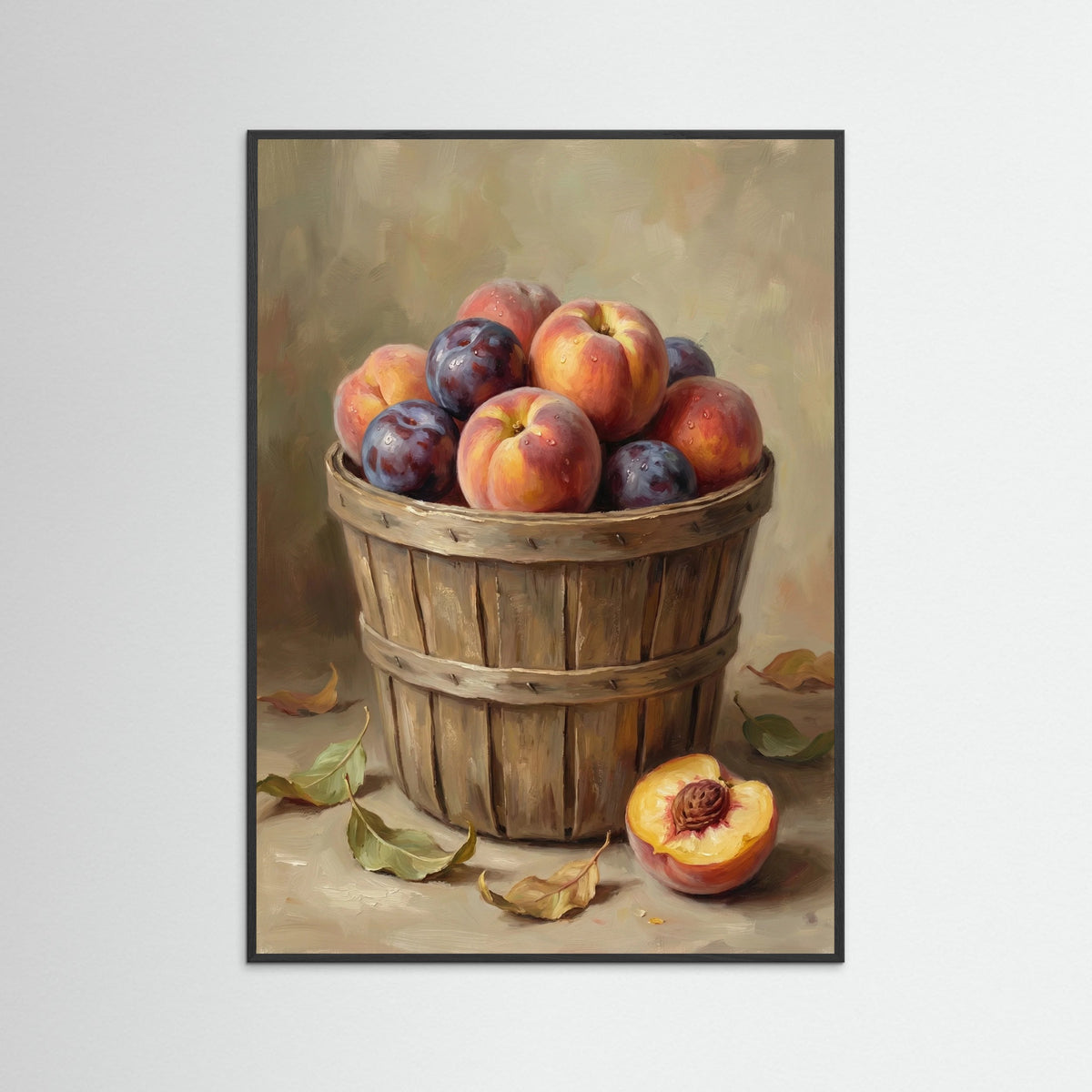 Black Wood Sweet Figs Bowl