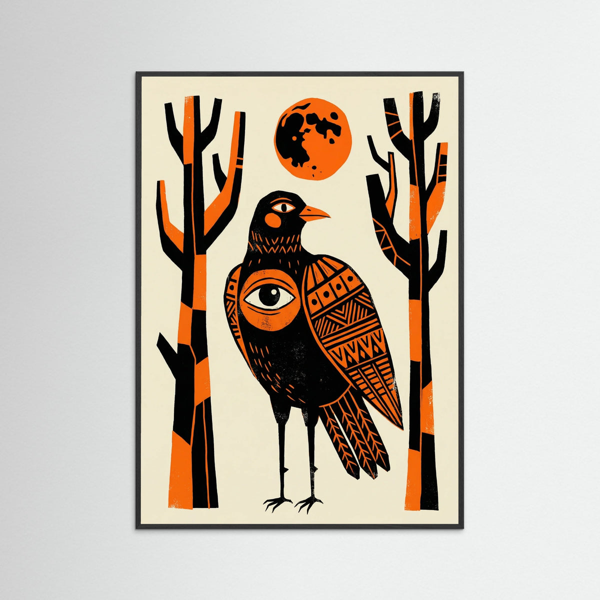 Black Wood Symbolic Grid Tales