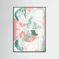 Black Wood Terra & Teal 1 Poster