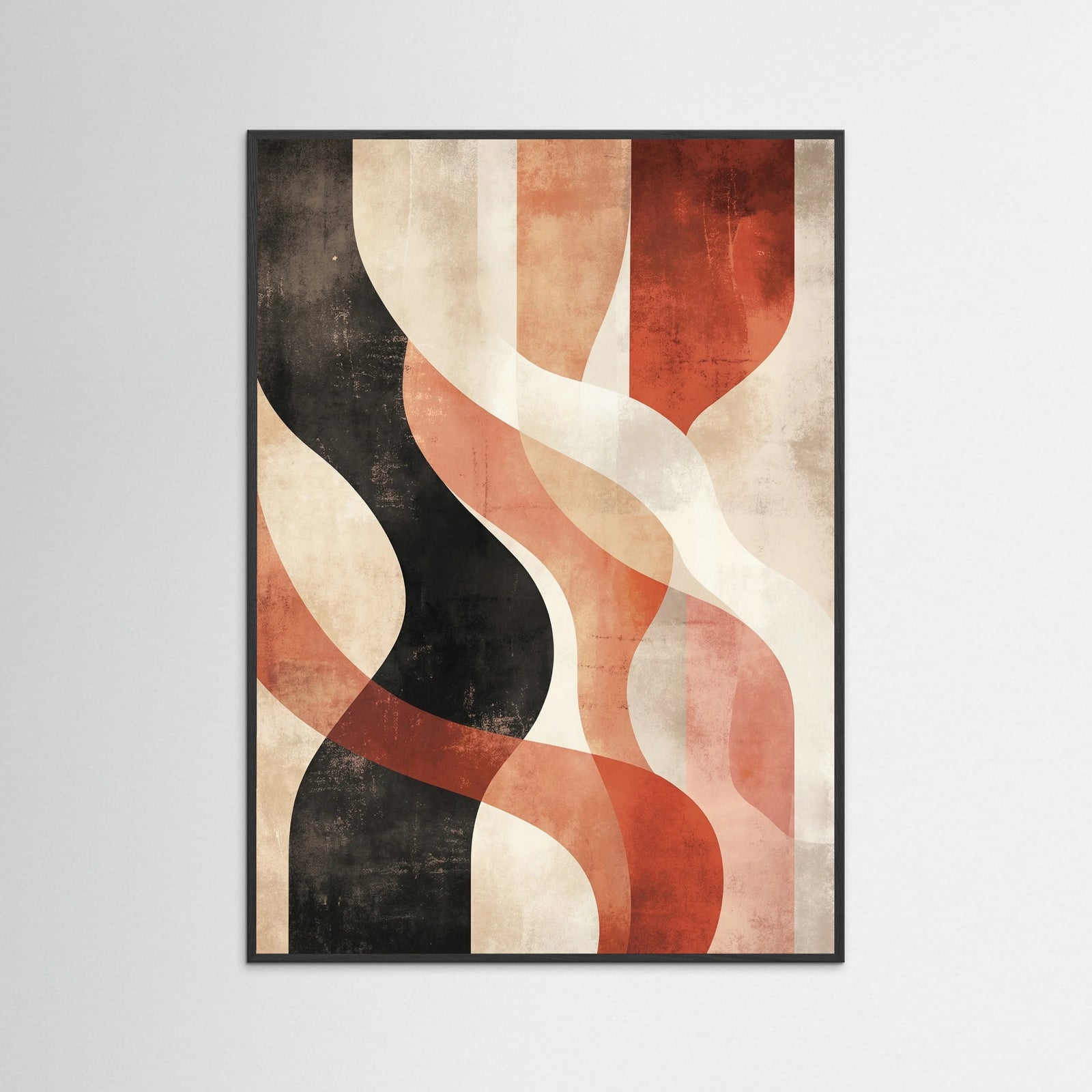Black Wood Terracotta Currents
