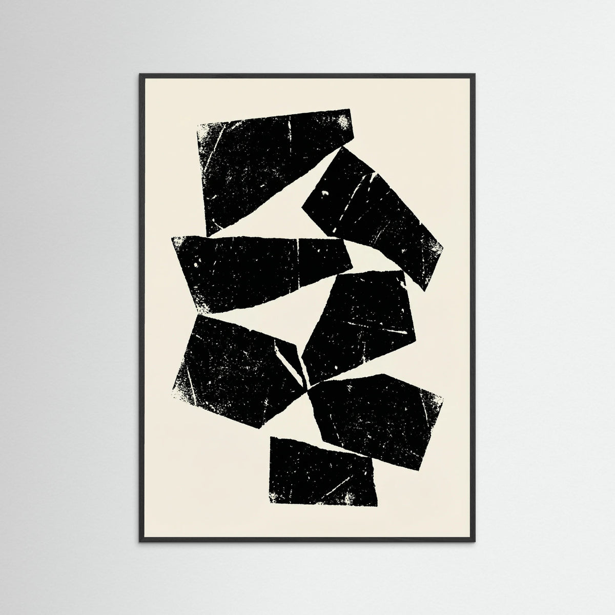 Black Wood Textured Monoliths