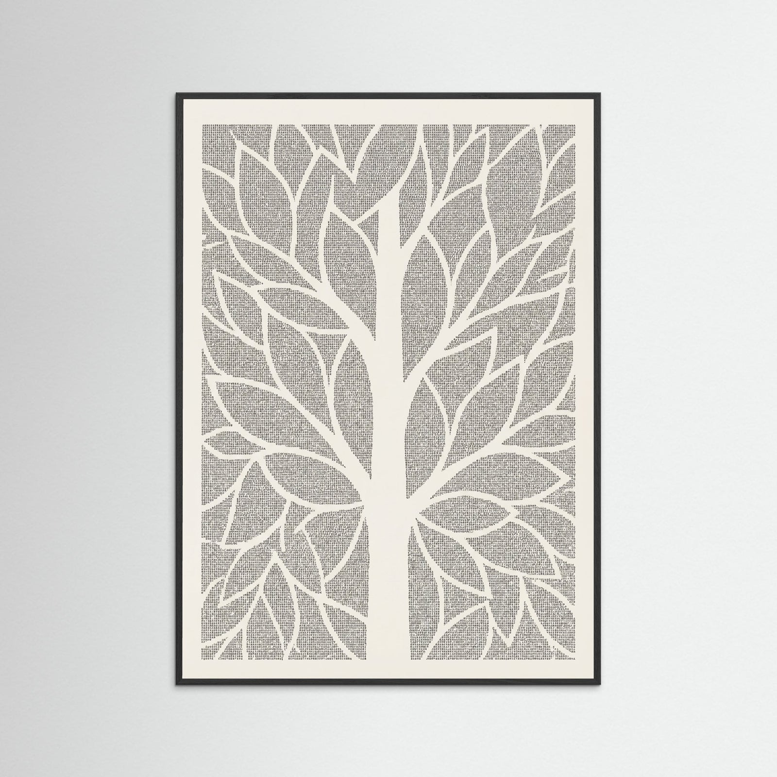 Black Wood Textured Voids