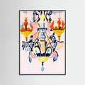 Black Wood The Chandelier Poster