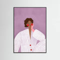 The Woman With the Pink Glove Poster – poster and art print