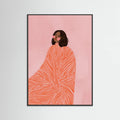 The Woman With the Swirls Poster – poster and art print