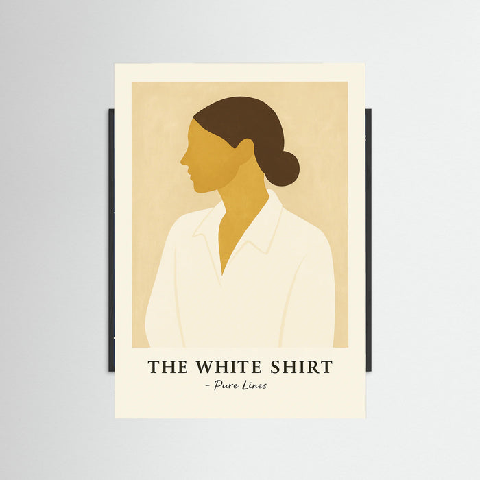 Black Wood The white shirt