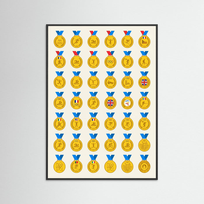 Tour de France Jerseys – poster och konsttryck