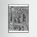 Black Wood Tribal Art Poster
