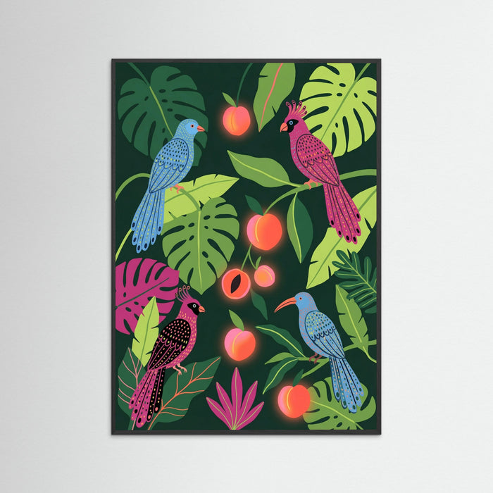 Black Wood Tropical Dreamers
