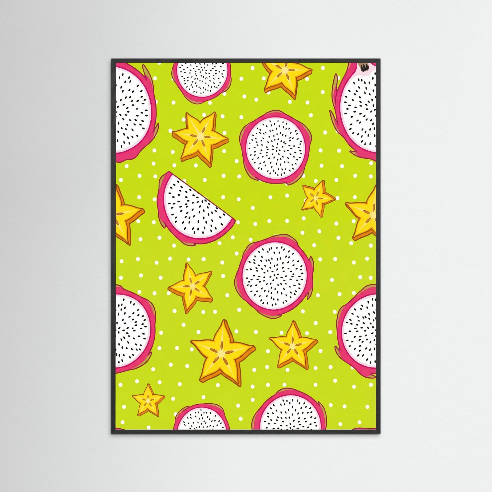 Black Wood Tropical Grid Harvest