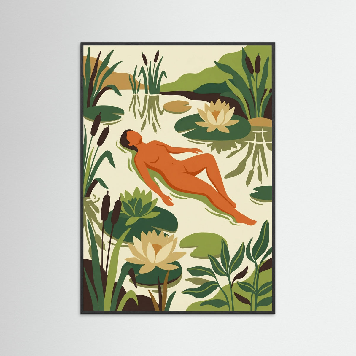 Black Wood Tropical Repose