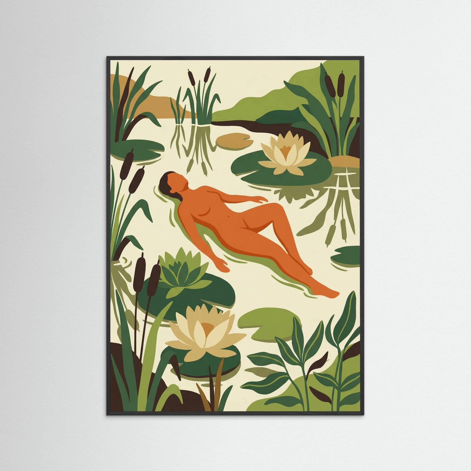 Black Wood Tropical Repose