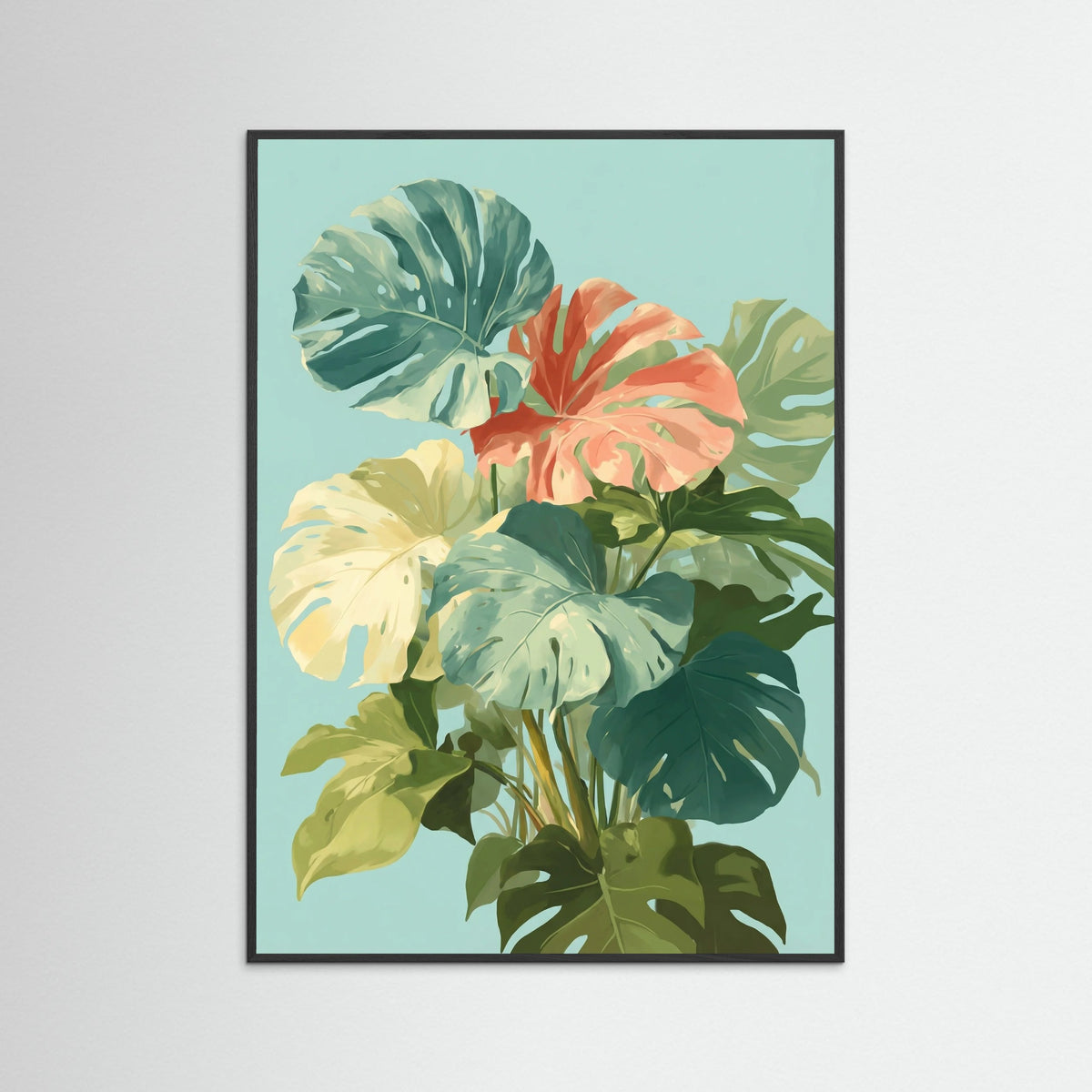 Black Wood Tropical Serenity