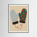 Black Wood Two Tone Slippers