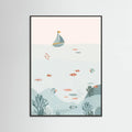 Under the Blue Sea Poster – Poster und Kunstdruck