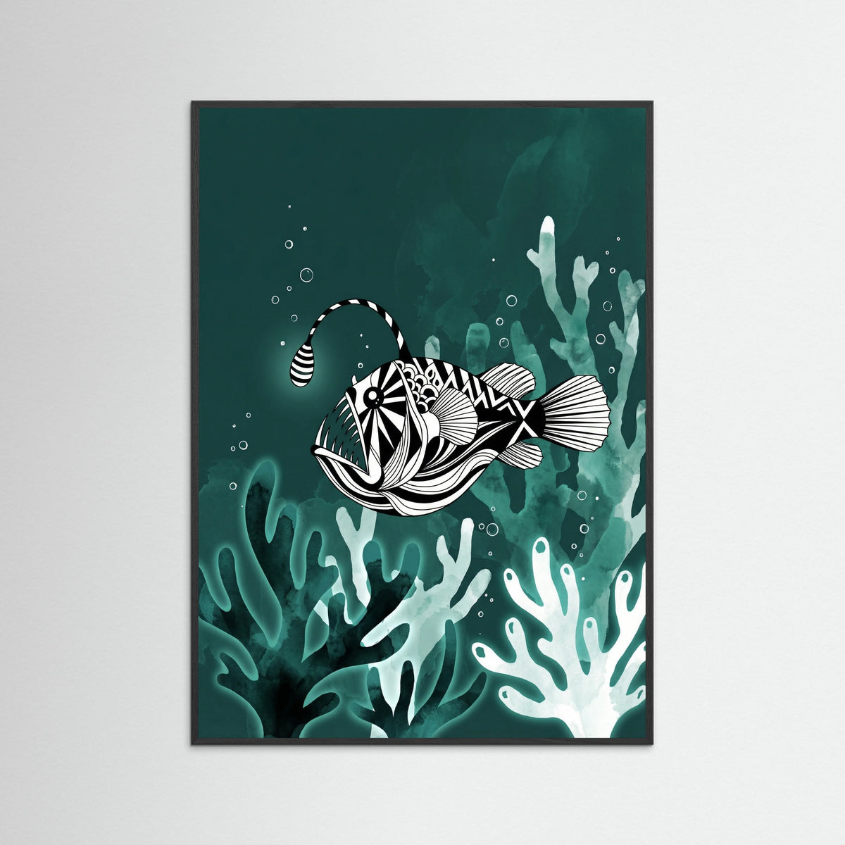 Black Wood Underwater Serenade