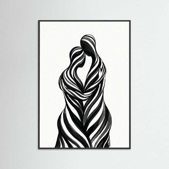 Black Wood United Stripes