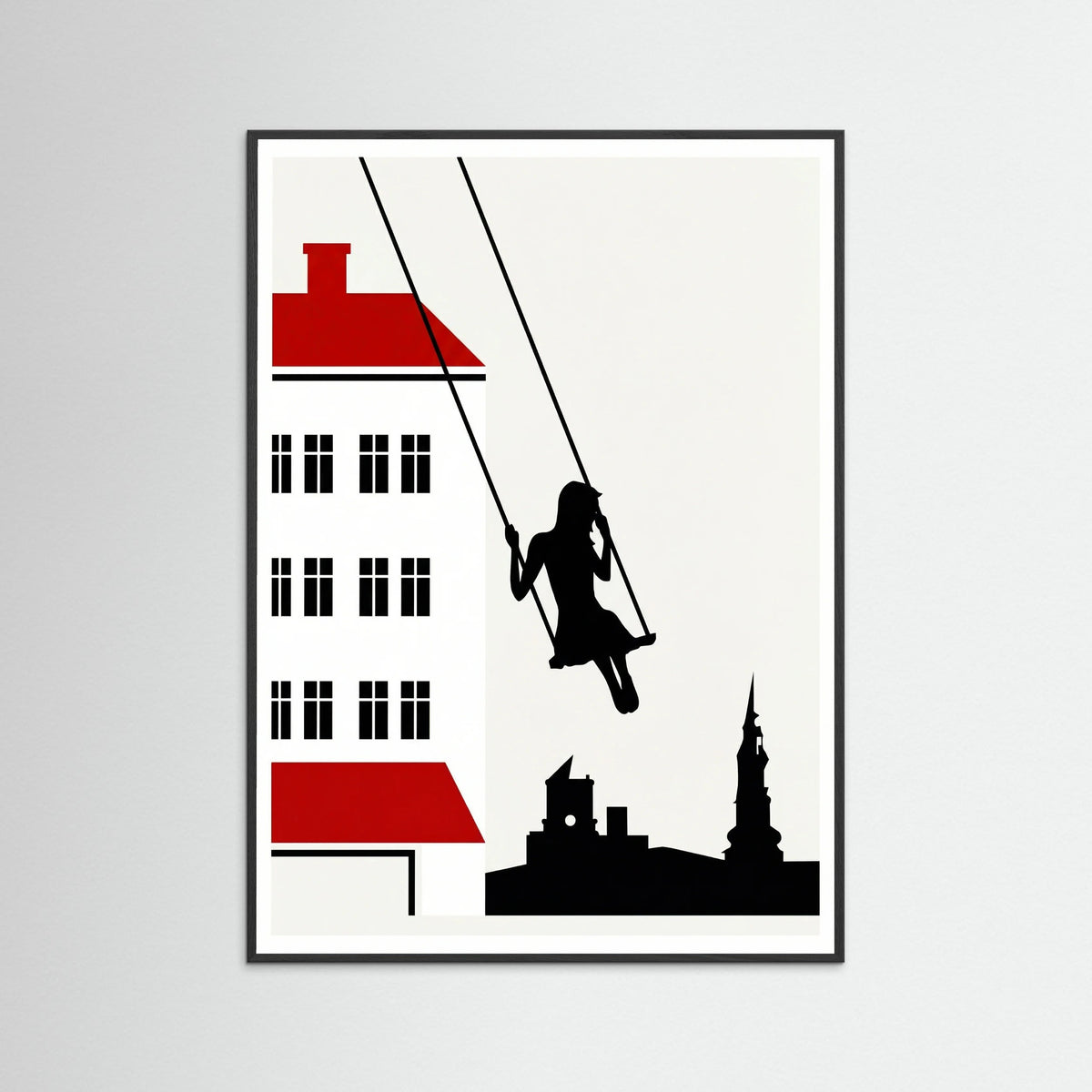 Black Wood Urban Swing