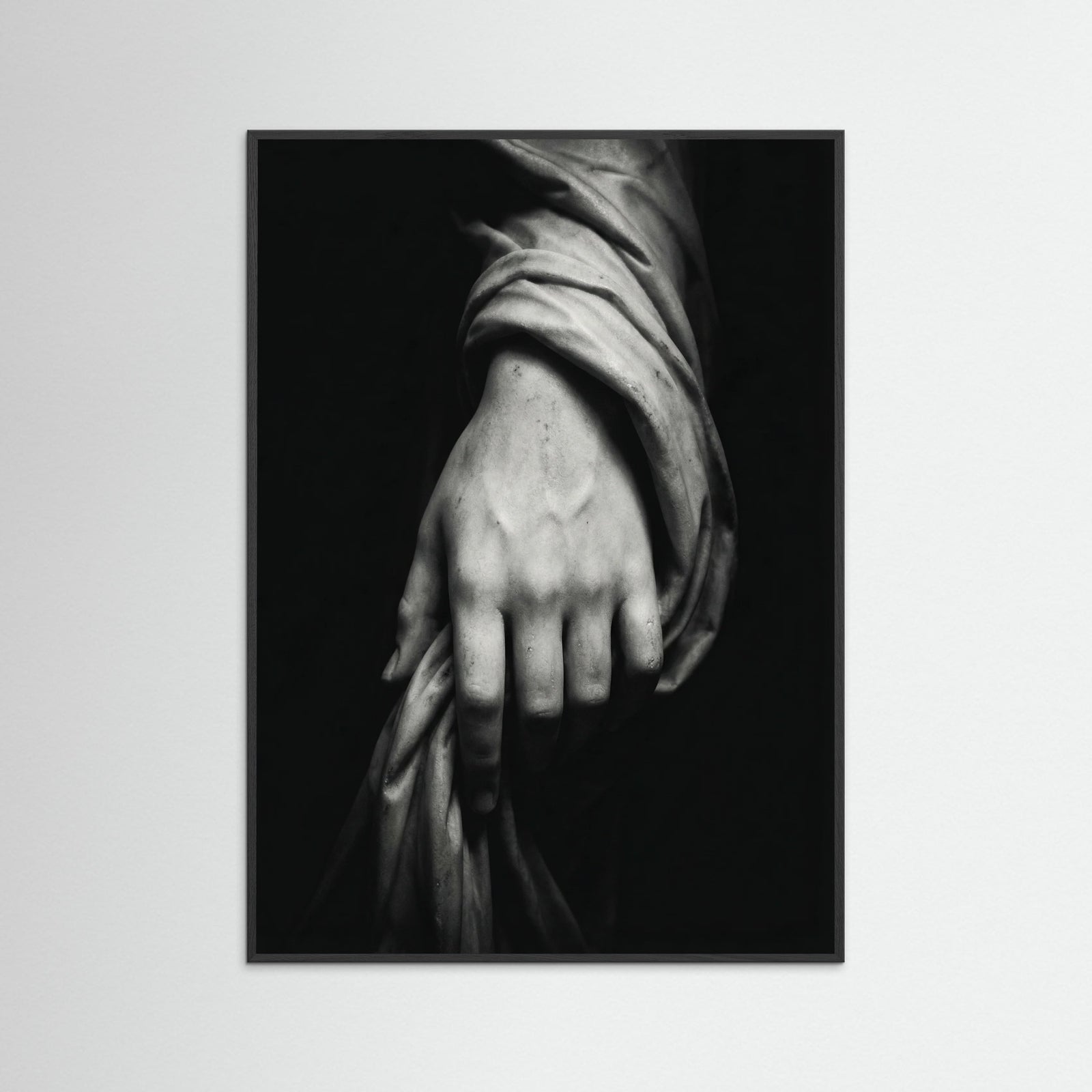 Black Wood Veiled Gaze