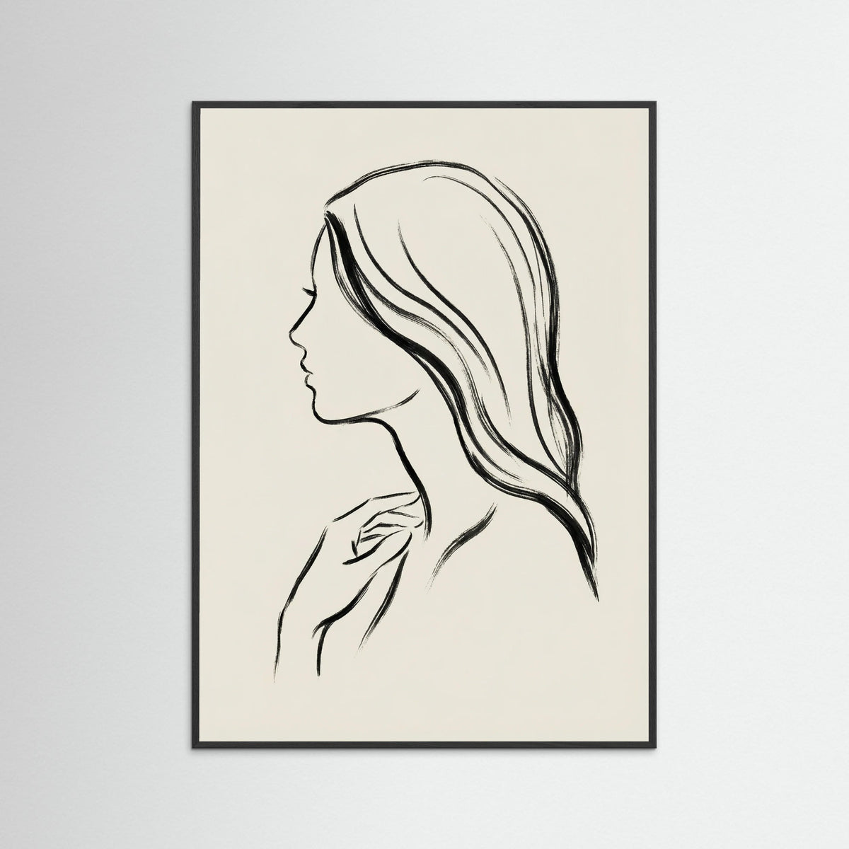 Black Wood Veiled Grace