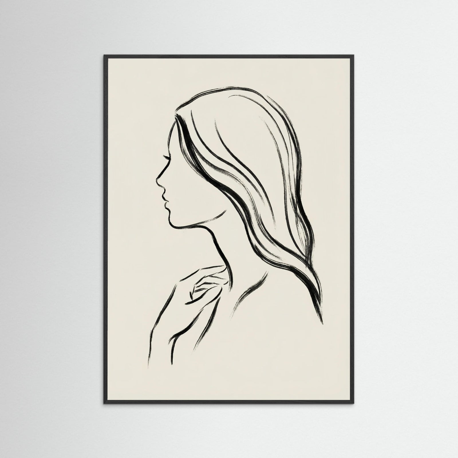 Black Wood Veiled Grace