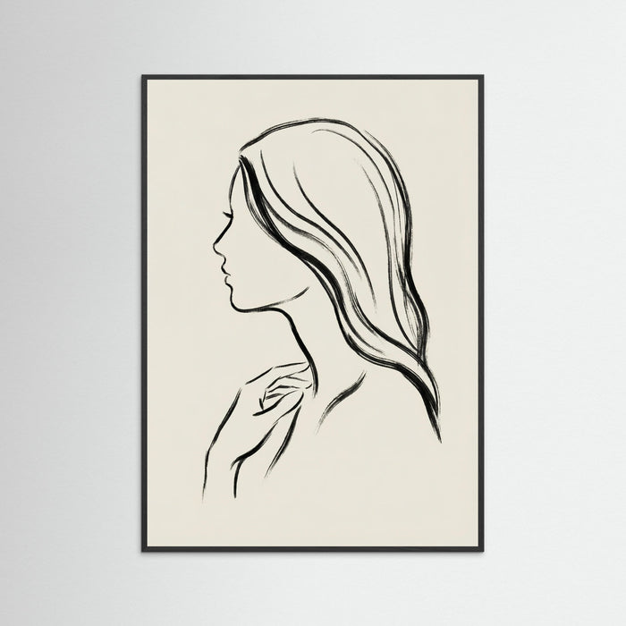 Black Wood Veiled Grace