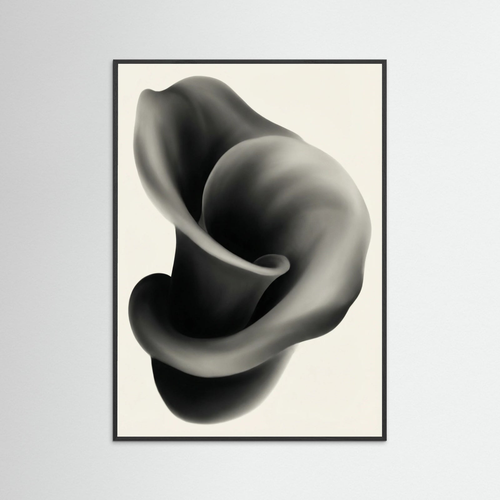 Black Wood Velvet Leaves