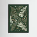 Black Wood Verdant Bloom Vines