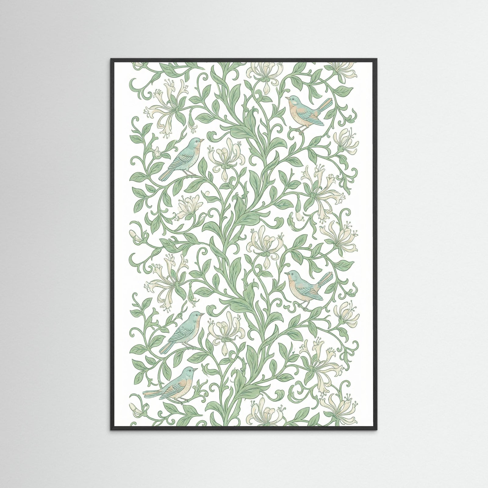 Black Wood Verdant Bloom